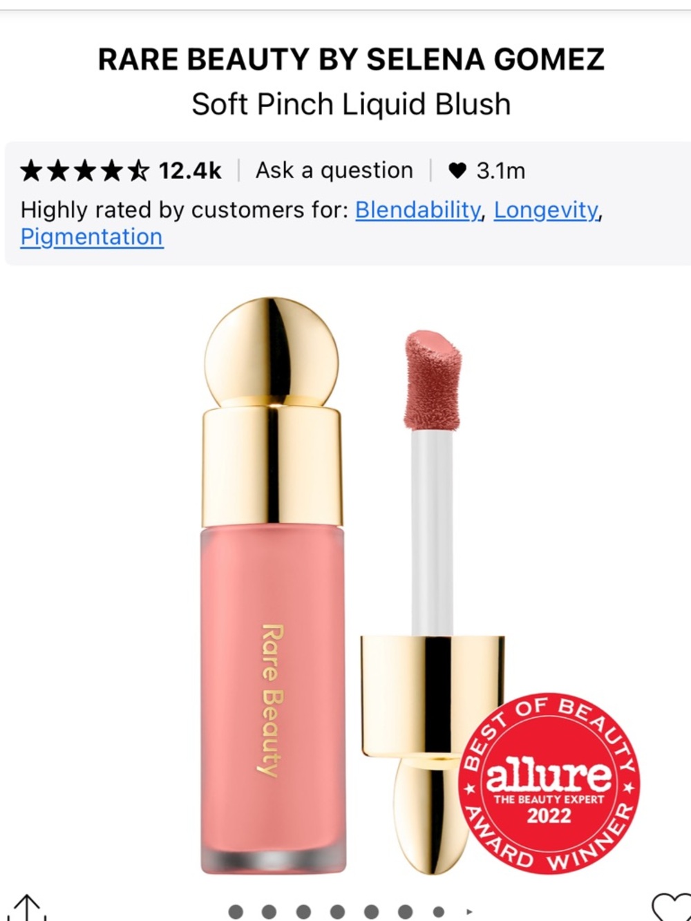 Rare Beauty Liquid Blush - Bliss